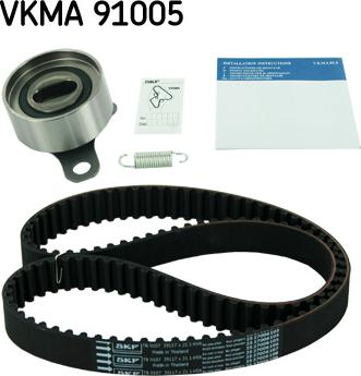 SKF VKMA 91005 - Комплект ангренажен ремък vvparts.bg