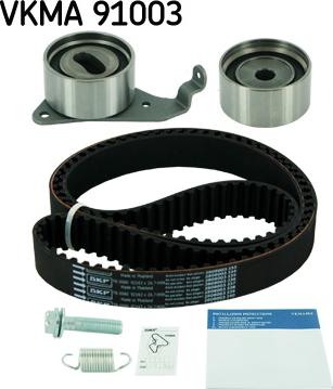 SKF VKMA 91003 - Комплект ангренажен ремък vvparts.bg