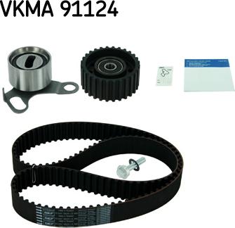 SKF VKMA 91124 - Комплект ангренажен ремък vvparts.bg