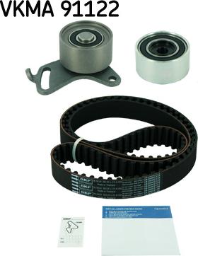 SKF VKMA 91122 - Комплект ангренажен ремък vvparts.bg