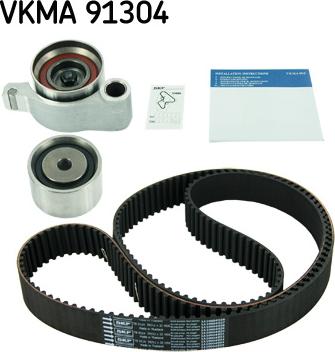 SKF VKMA 91304 - Комплект ангренажен ремък vvparts.bg