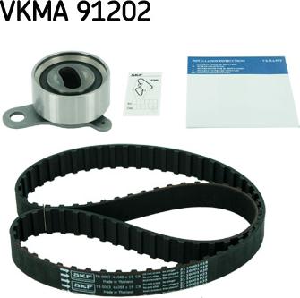 SKF VKMA 91202 - Комплект ангренажен ремък vvparts.bg