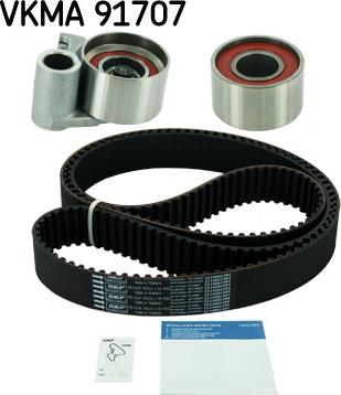 SKF VKMA 91707 - Комплект ангренажен ремък vvparts.bg