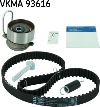 SKF VKMA 93616 - Комплект ангренажен ремък vvparts.bg