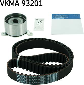 SKF VKMA 93201 - Комплект ангренажен ремък vvparts.bg