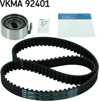 SKF VKMA 92401 - Комплект ангренажен ремък vvparts.bg