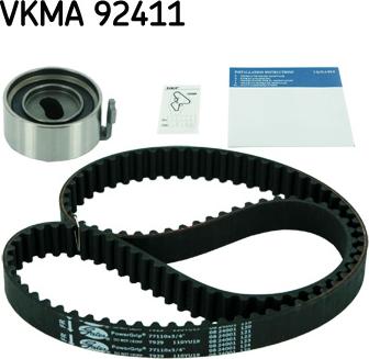 SKF VKMA 92411 - Комплект ангренажен ремък vvparts.bg