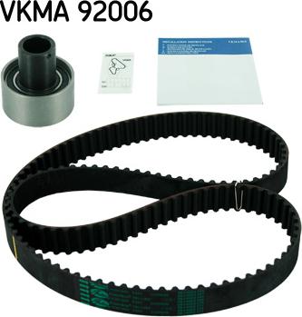 SKF VKMA 92006 - Комплект ангренажен ремък vvparts.bg