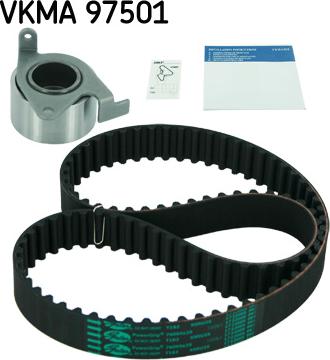SKF VKMA 97501 - Комплект ангренажен ремък vvparts.bg