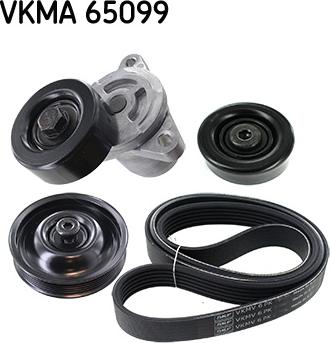 SKF VKMA 65099 - Комплект пистов ремък vvparts.bg