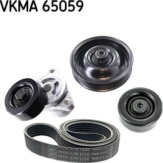 SKF VKMA 65059 - Комплект пистов ремък vvparts.bg