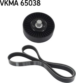 SKF VKMA 65038 - Комплект пистов ремък vvparts.bg