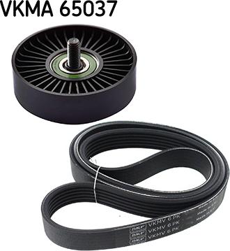 SKF VKMA 65037 - Комплект пистов ремък vvparts.bg