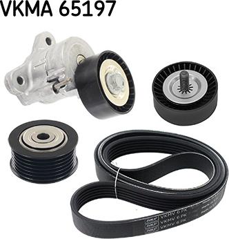 SKF VKMA 65197 - Комплект пистов ремък vvparts.bg