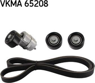 SKF VKMA 65208 - Комплект пистов ремък vvparts.bg