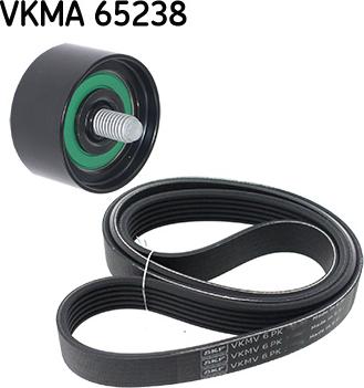 SKF VKMA 65238 - Комплект пистов ремък vvparts.bg