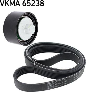 SKF VKMA 65238 - Комплект пистов ремък vvparts.bg