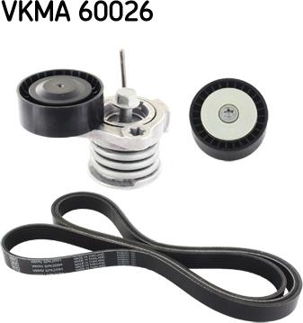 SKF VKMA 60026 - Комплект пистов ремък vvparts.bg