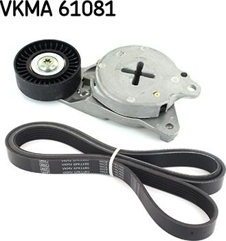 SKF VKMA 61081 - Комплект пистов ремък vvparts.bg