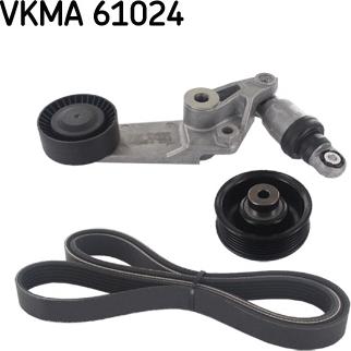 SKF VKMA 61024 - Комплект пистов ремък vvparts.bg