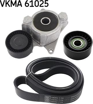 SKF VKMA 61025 - Комплект пистов ремък vvparts.bg