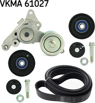 SKF VKMA 61027 - Комплект пистов ремък vvparts.bg