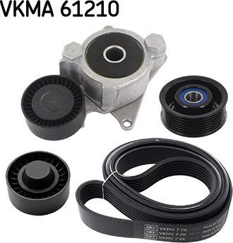 SKF VKMA 61210 - Комплект пистов ремък vvparts.bg