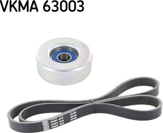 SKF VKMA 63003 - Комплект пистов ремък vvparts.bg