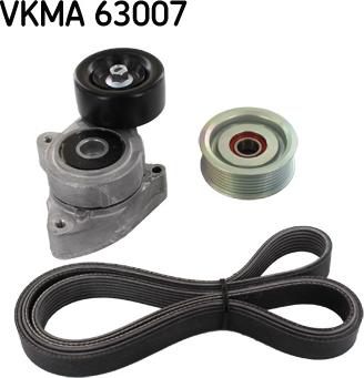 SKF VKMA 63007 - Комплект пистов ремък vvparts.bg