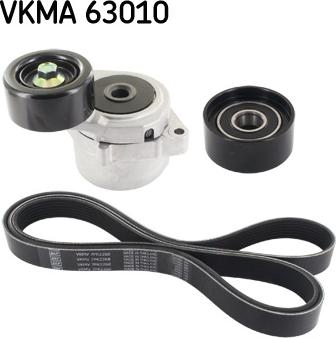 SKF VKMA 63010 - Комплект пистов ремък vvparts.bg
