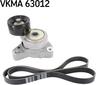 SKF VKMA 63012 - Комплект пистов ремък vvparts.bg