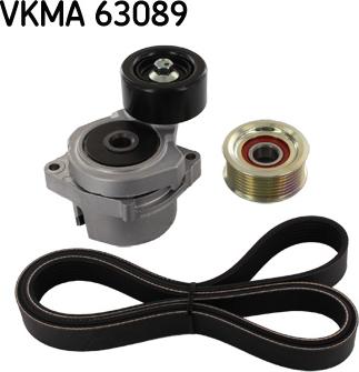 SKF VKMA 63089 - Комплект пистов ремък vvparts.bg