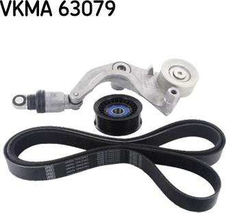 SKF VKMA 63079 - Комплект пистов ремък vvparts.bg