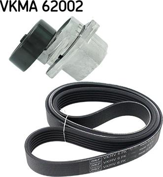 SKF VKMA 62002 - Комплект пистов ремък vvparts.bg