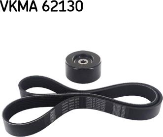 SKF VKMA 62130 - Комплект пистов ремък vvparts.bg