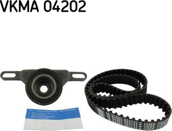 SKF VKMA 04202 - Комплект ангренажен ремък vvparts.bg