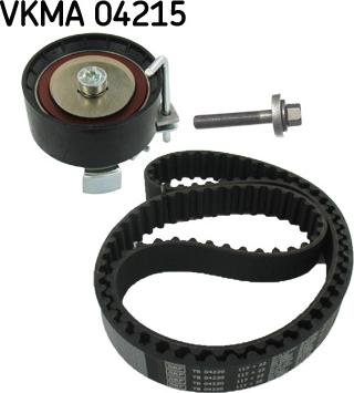 SKF VKMA 04215 - Комплект ангренажен ремък vvparts.bg