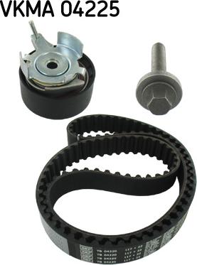 SKF VKMA 04225 - Комплект ангренажен ремък vvparts.bg