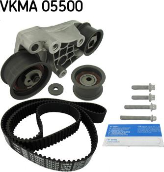 SKF VKMA 05500 - Комплект ангренажен ремък vvparts.bg