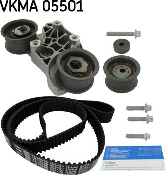 SKF VKMA 05501 - Комплект ангренажен ремък vvparts.bg