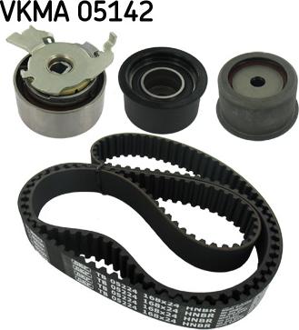 SKF VKMA 05142 - Комплект ангренажен ремък vvparts.bg