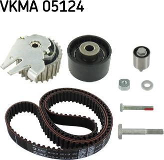 SKF VKMA 05124 - Комплект ангренажен ремък vvparts.bg