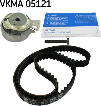 SKF VKMA 05121 - Комплект ангренажен ремък vvparts.bg