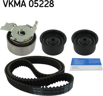 SKF VKMA 05228 - Комплект ангренажен ремък vvparts.bg
