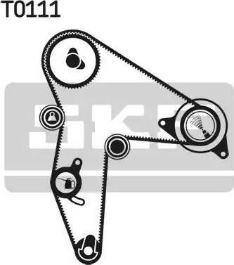 SKF VKMA 06500 - Комплект ангренажен ремък vvparts.bg