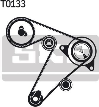 SKF VKMC 06501 - Водна помпа+ к-кт ангренажен ремък vvparts.bg