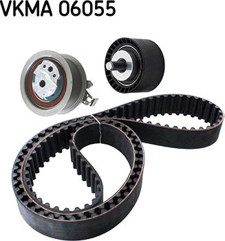 SKF VKMA 06055 - Комплект ангренажен ремък vvparts.bg