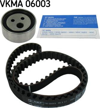 SKF VKMA 06003 - Комплект ангренажен ремък vvparts.bg