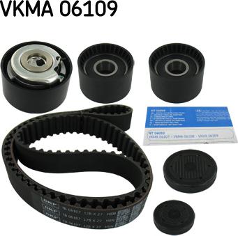 SKF VKMA 06109 - Комплект ангренажен ремък vvparts.bg