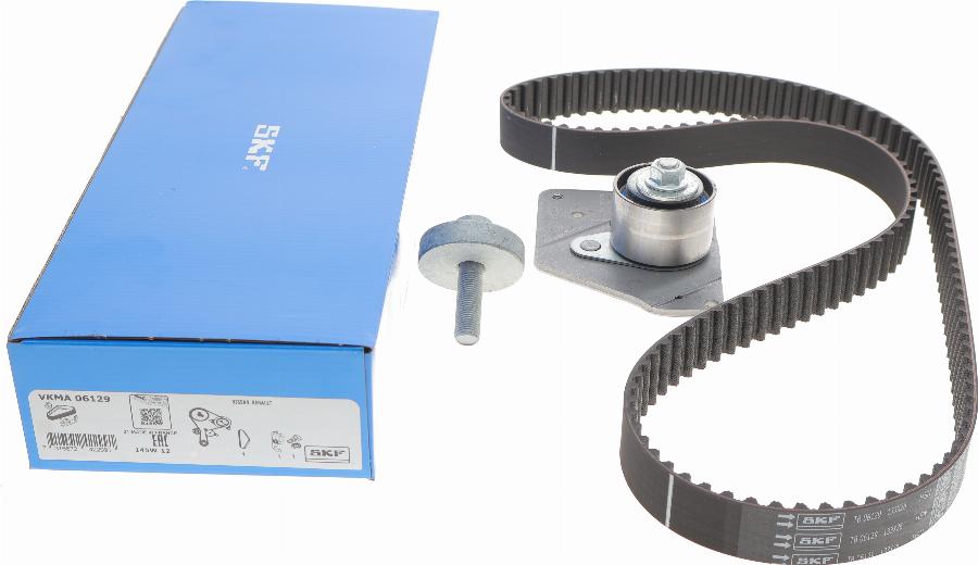 SKF VKMA 06129 - Комплект ангренажен ремък vvparts.bg